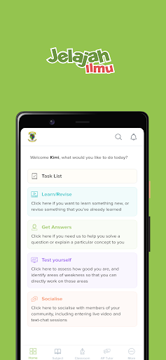 Android application Jelajah Ilmu screenshort