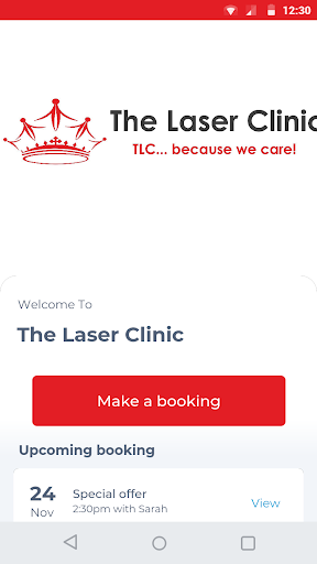 Android application The Laser Clinic screenshort