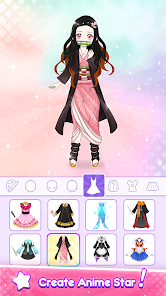 Captura de Pantalla 2 Anime Dress Up - Doll Dress Up android