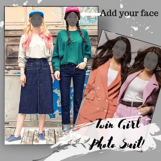 Twin Girls Outfit Photo Fames logo