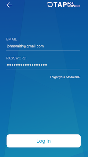 Tap For Service Screen 3