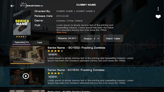 IPTV Smarters Pro Captura de pantalla