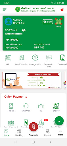 Android application Godhuli Smart App screenshort