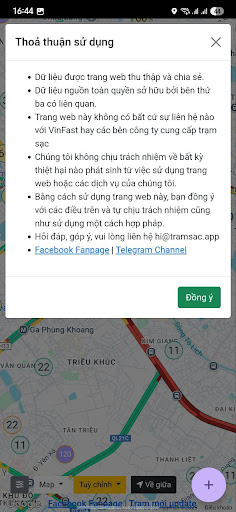 Trạmsạc.app - Bản đồ trạm sạc