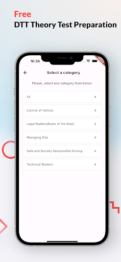 Driveme: DTT Prep & Practice Screen 2