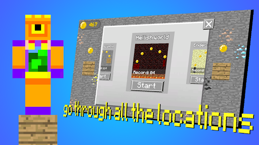Multicraft parkour game: A4 Screen 2