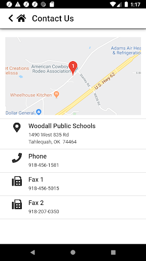 Woodall Public Schools Screen 3