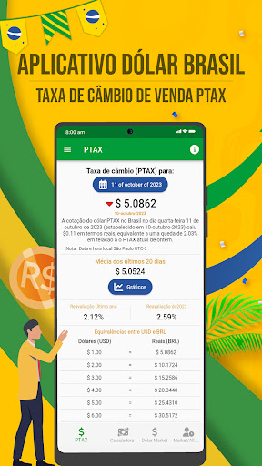 Visualização do aplicativo