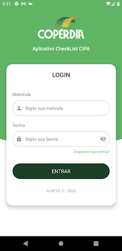 Android application Copérdia Checklist CIPA screenshort