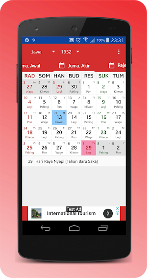 Kalender Indonesia 2021 Masehi Hijriyah Jawa screenshot 2