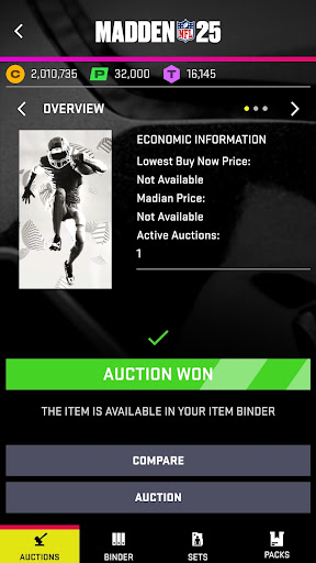 Screenshot of Madden NFL 25 Companion