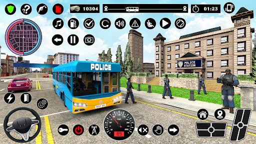 Police Bus Game: US Cops Coach Screenshot