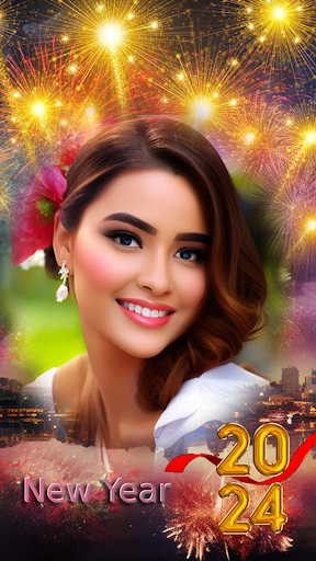 Android application New year photo frame 2024 screenshort