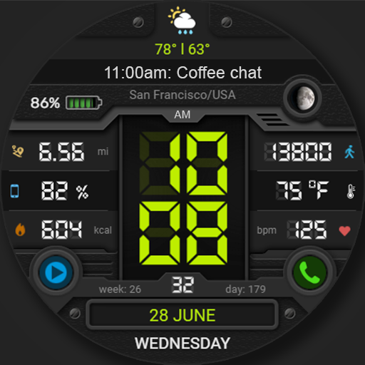 Download APK WFP 051 Military watch face Latest Version