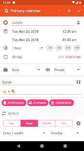 aCalendar - eine Kalender App für Android Screenshot