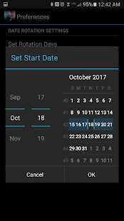 CopApp ! Calendar Schedule Screenshot