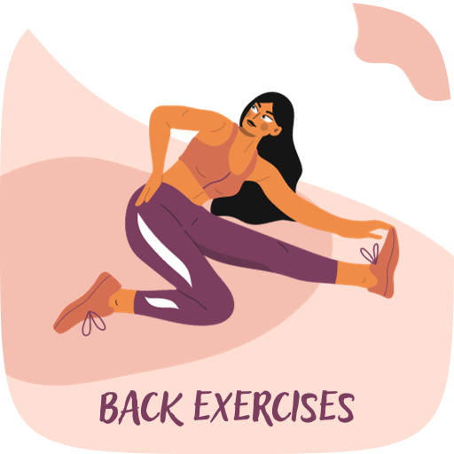 back exercises for lower back logo