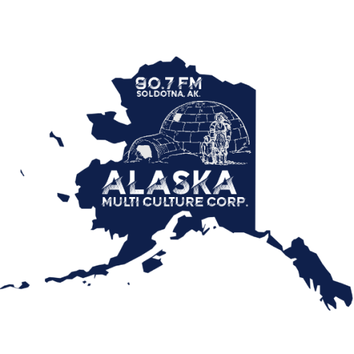 KAMC-FM 90.7 FM Alaska logo