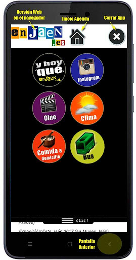 Android application Guía EnJaen.es screenshort