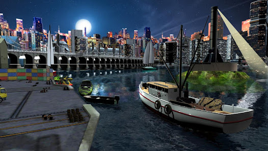 Captura de Pantalla 3 simulador de barco de pesca android