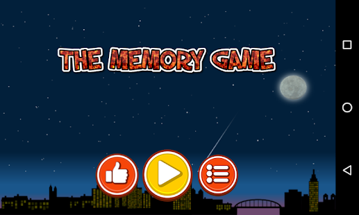 The Memory Game Screenshot
