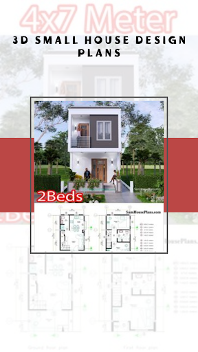 3D Small House Design Plans Screen 2