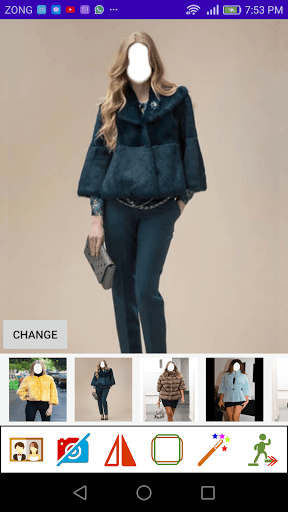 Winter Short Coat Fashion Screenshot