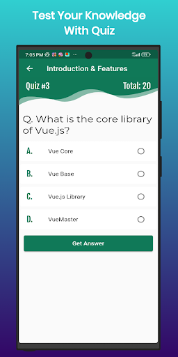 Screenshot of Learn Vue.js 3 Offline