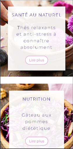 Android application Astuces & Bien être screenshort