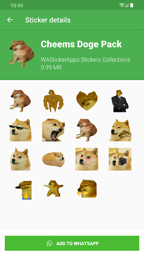 Dog meme sticker WAStickerApps
