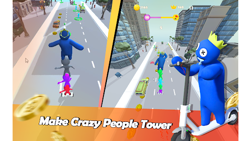 Rainbow monsters: Scooter Taxi apkpoly screenshots 7