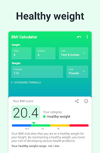 BMI Calculator 2.2.5 MOD APK [UNLOCKED] 1
