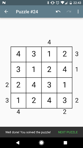 Skyscrapers Number Puzzle Prem Screen 2
