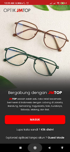 Android application OPTIK JMTOP screenshort