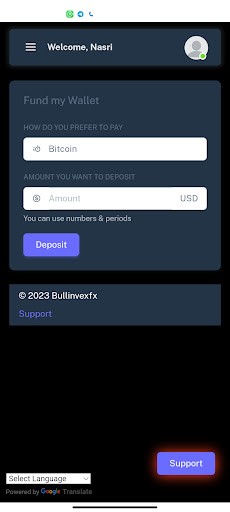 BullInvexFx Screen 2