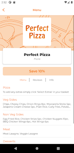 Perfect Pizza CV32 Screen 2