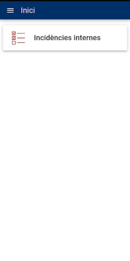 Android application Incidencies SAM Manacor screenshort