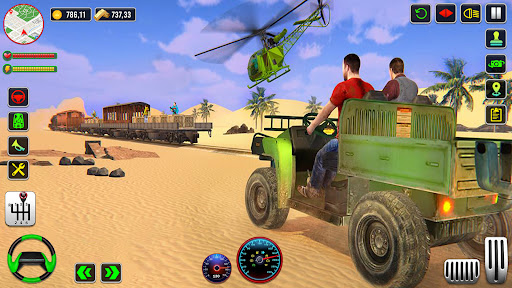 Android application Train Robbery Game: Train Game screenshort