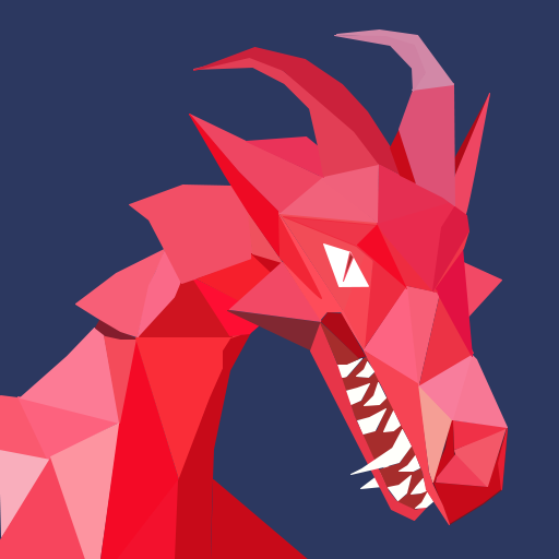 Origami paper dragons