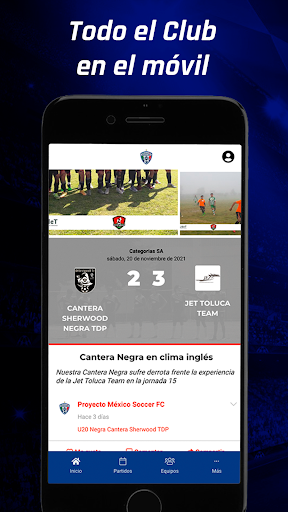 Android application Mexico Soccer FC screenshort