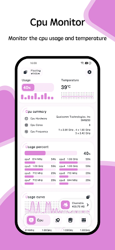 System Monitor Cpu Ram Battery - Tools - apps