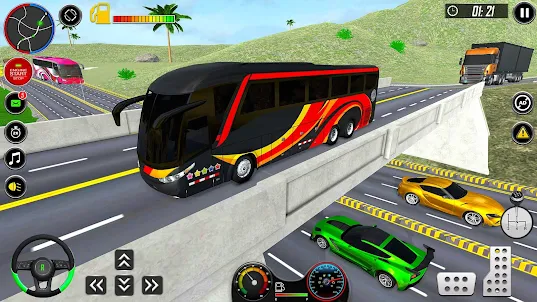 City Bus Ride Drive Simulator