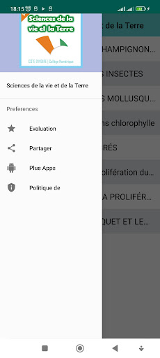 Cours SVT 5ème Année Collège Screen 2