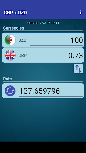 British Pound x Algerian Dinar Screen 2