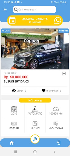 IndoLelang Auction Screen 3