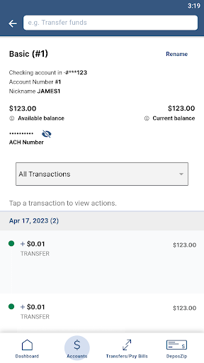 RTN FCU Mobile Screen 2