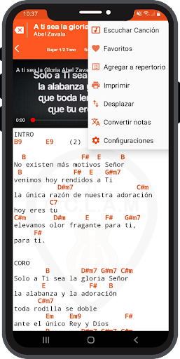 Cancionero Cristiano L.A.M Screen 3