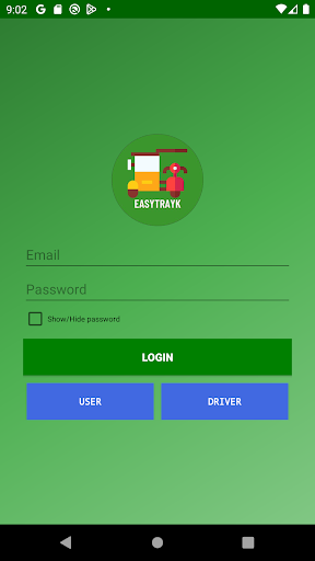 EasyTrayk Screen 2
