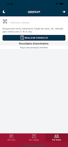 QR|Rsvp Screen 2