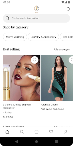 Android application Eklat screenshort